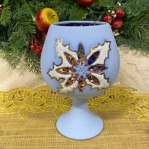 1970’s Hobbiest Blue Ceramic Holly